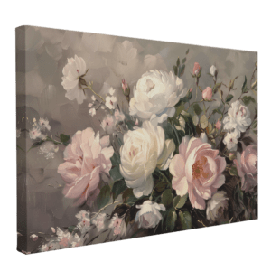 lienzo-flora-rosas-y-lilies